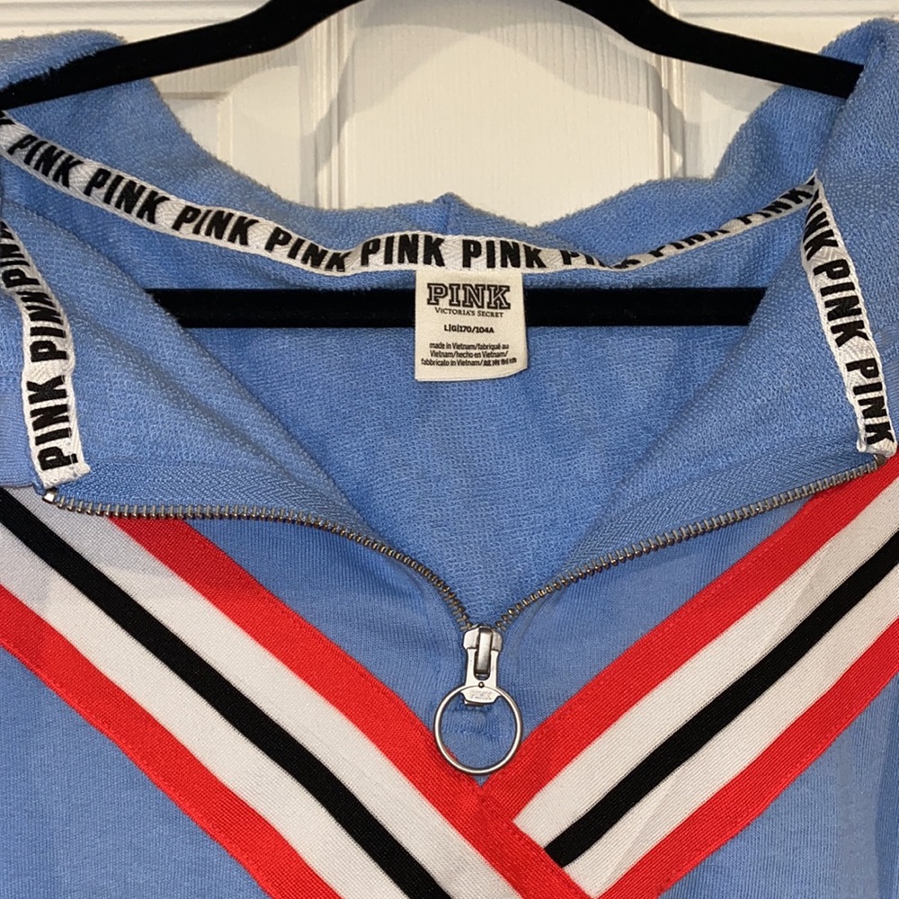 PINK Victoria’s Secret Quarter-Zip Hoodie - Picture 2 of 5